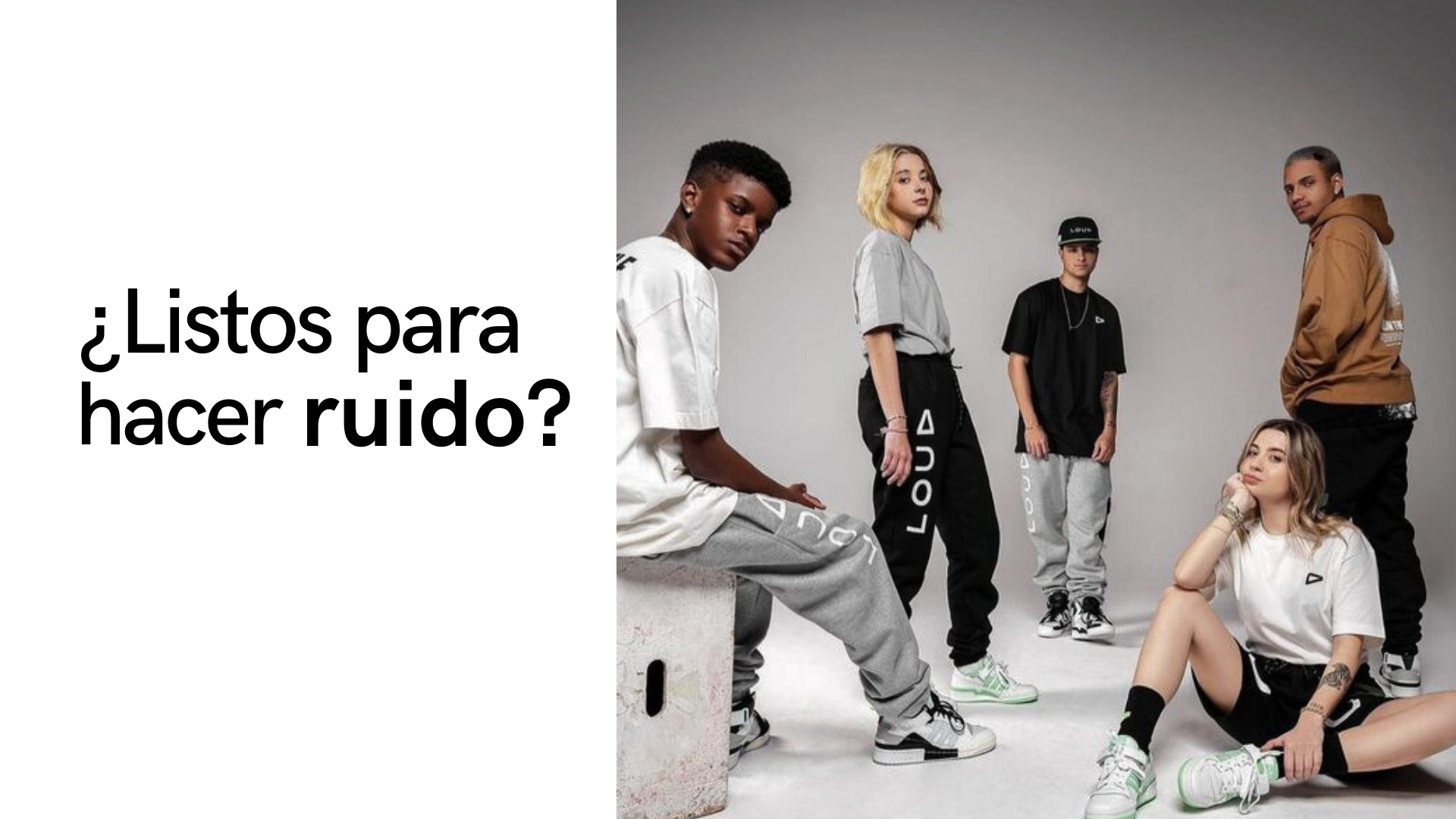 Imagen de chicos en ropa casual deportiva